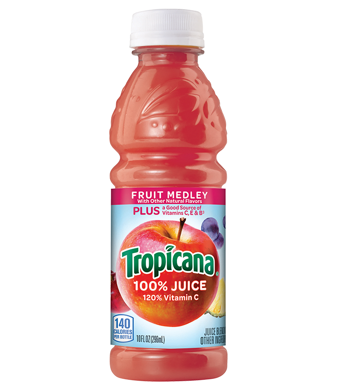 Tropicana® Fruit Medley 10oz. PepsiCo School Source K12 Foodservice